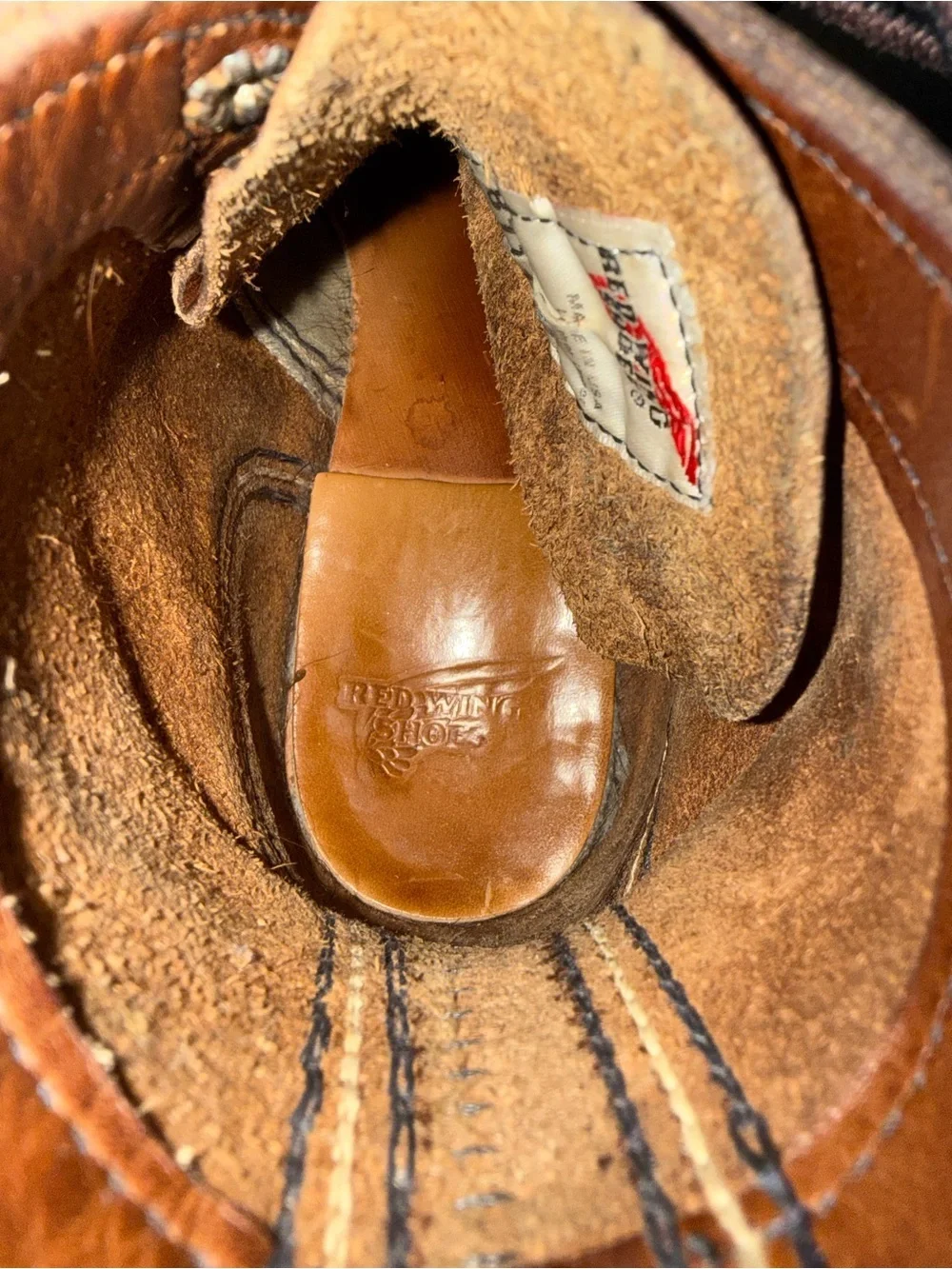 Red Wing Iron Ranger 8111 Amber Harness Leather Boots Size 8 E2 Wide